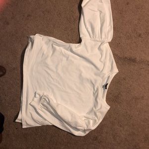 White long sleeved top
